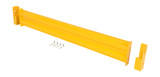 Vestil Steel 2 Ribbed Drop In Style Guard Rail - 66 In. Length - Yellow