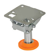 Vestil Steel Floor Lock - 4-3/8 to 5-1/4 In. Height - Silver