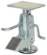 Vestil Economical Floor Lock - 5-5/8 to 6-5/8 In. Height - Silver