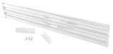 Vestil Steel 3 Ribbed Drop In Style Guard Rail - 113.875 In. Length - White