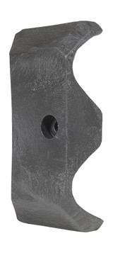 Vestil Plastic End Cap For Guard Rail System - Black