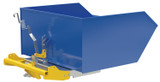 Vestil Steel Heavy Duty Bump and Dump Hopper - 1 Cubic Yard 6,000 lb - Blue
