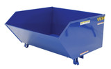Vestil Steel Light Duty Low Profile Self Dumping Hopper - 1 Cubic Yard 2000 lb - Blue