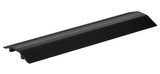 Vestil Aluminum Extruded Hose and Cable Crossover - 24 In. Length - Black