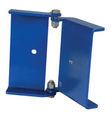 Vestil Steel Adjustable Bracket - 1-1/8 In. x 11-1/8 In. x 8-1/2 In. For Guard Rail Systems - Blue