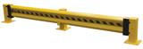Vestil Steel Drop In Guard Rail - 2 Ribbed 120 In. Length - Yellow