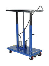 Vestil Steel Air Hydraulic Post Table - 20 In. x 36 In. 1000 lb Blue / - Silver