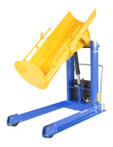Vestil Steel Portable Hydraulic Drum Dumper - 48 In. Dump Height 1,000 lb Blue / - Yellow
