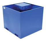 Vestil Steel Empty Concrete Base - 36 In. Height For JIB Crane Models - Blue