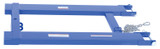 Vestil Steel Fork Truck Hook Base - 52 In. Length 4,000 lb - Blue