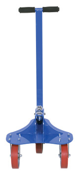 Vestil Steel Hitch Mover - 3 Wheel with 2 In. Ball Diameter 2000 lb - Blue