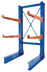 Vestil Steel Heavy Duty Cantilever Rack Kit with - 36 In. Arms 8 Ft. Set 32,000 lb - Blue
