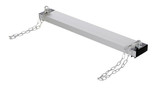 Vestil Steel Heavy Duty Magnetic Hanging Sweeper - 36 In. Length 75 lb - Silver