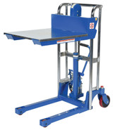 Vestil Steel Portable Welded Hydraulic Hefti-Lift - 880 lb - Blue