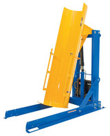 Vestil Steel Stationary Hydraulic Drum Dumper - 60 In. Dump Height 1,000 lb Blue / - Yellow