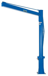 Vestil Steel Multi Station Jib Crane - 96 In. I-Beam 1000 lb - Blue