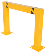 Vestil Steel Square High Profile Machinery and Rack Guard - 48 In. x 36 In. x 5 In. - Yellow