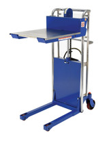 Vestil Steel Portable Air Foot Pump Hefti-Lift - 41 In. x 54 In. 880 lb - Blue