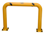 Vestil Steel High Profile Machinery and Rack Guard - 48 In. x 36 In. x 4 In. - Yellow