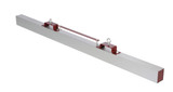 Vestil Steel Forklift Hanging Magnetic Sweeper - 72 In. Wide 75 lb - Silver