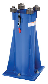 Vestil Factory Installed Steel Base Socket For Multi Station Transportable Jib Crane - Blue