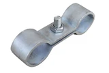 Vestil Galvanized Steel Construction Safety Barrier Connector For HRAIL Models
