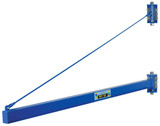 Vestil Steel High Clearance Tie Rod Jib - 79-3/4 In. I-Beam 300 lb - Blue