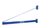 Vestil Steel High Clearance Tie Rod Jib - 79-3/4 In. I-Beam 600 lb - Blue