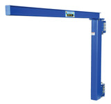 Vestil Steel Low Clearance Tie Rod Jib - 80 In. I-Beam 300 lb - Blue