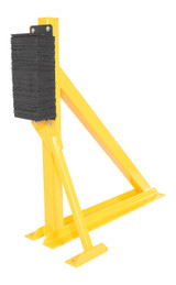 Vestil Steel Loading Dock Guard - 58-7/8L In. x 60-3/8H In. x 22-15/16W In. - Yellow/Black