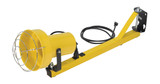 Vestil Steel Incandescent Single Arm Load Light - 24 In. Length - Yellow