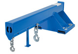 Vestil Steel Non Telescoping Lift Boom - 24 In. Fork Pocket Center 8,000 lb - Blue and Yellow