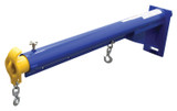 Vestil Steel Carriage Mount Lift Master Boom Class II - 4,000 lb - Blue and Yellow