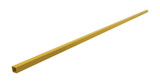 Vestil Steel Modular Guard Railing Section - 152 In. x 2-1/2 In. x 2-1/2 In. - Yellow