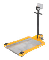 Vestil Steel Low Platform Scale - 24 In. x 36 In. 800 lb - Yellow/Black