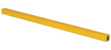 Vestil Steel Modular Guard Railing Section - 56 In. x 2-1/2 In. x 2-1/2 In. - Yellow