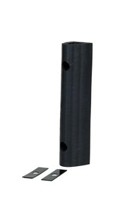 Vestil Extruded Rubber Fender Bumper - 18 In. x 4-1/4 In. x 4 In. - Black