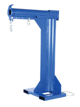 Vestil Steel High Rise Non Telescoping Boom - 24 In. Fork Pocket Center 4,000 lb - Blue