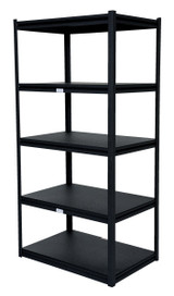Vestil Steel Powder Coated Bolt-Less Shelving - 36 In. x 24 In. x 72-1/4 In. 2000 lb - Black