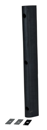 Vestil Extruded Rubber Fender Bumper - 36 In. x 4-1/4 In. x 4 In. - Black