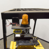 Vestil Polycarbonate Fork Truck Safety and Warning Light - 4 In. x 2-1/2 In. x 5-1/4 In. Amber