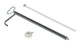 Vestil Steel Piston Pail Pump - 1 In. Bung 8-5/16 In. x 2-7/16 In. x 62-1/2 In. - Silver