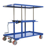 Vestil Steel High Profile Post Table - 30 In. x 48 In. 2000 lb - Blue