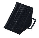 Vestil Laminated Rubber Wheel Chock - 8 In. x 10-5/16 In. x 8 In. - Black