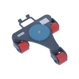 Vestil Steel Multi Direction Machinery Skate Without Handle - 15 In. Length x 13 In. Width x 4-7/16 In. Height 4,400 lb - Blue and Gray