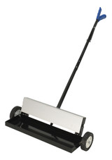 Vestil Magnetic Push Sweeper with Bended Handle - 38 In. x 39 In. x 41 In. 50 lb - Black