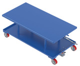 Vestil Steel Low Profile Post Table - 30 In. 60 In. 2000 lb - Blue
