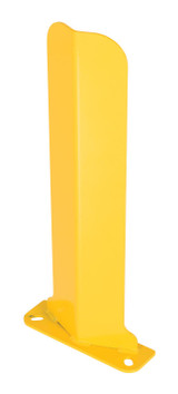 Vestil Steel Low Profile Rack Guard - 3 In. x 10 In. x 23-7/8 In. - Yellow