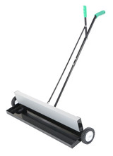 Vestil Magnetic Push Sweeper with Bended Handle - 38 In. x 42 In. x 39 In. 70 lb - Black