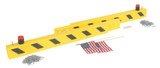 Vestil Plastic/PVC Overhead Door Guard - 120 In. With Blinking Lights Black / - Yellow